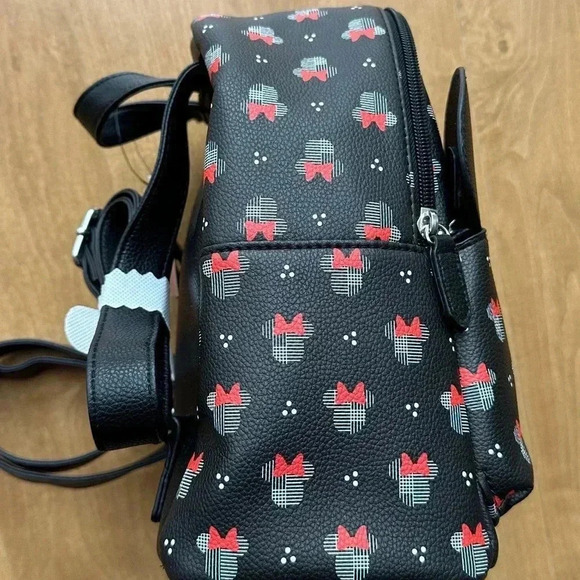 NWT Dani - Danielle Nicole x Disney Black Minnie Mouse Mini Backpack,Polka Dot - Picture 9 of 9